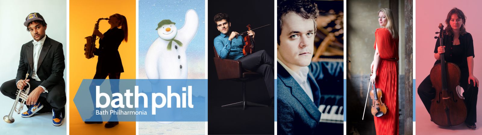 A collage of performances at Bath Philharmonia