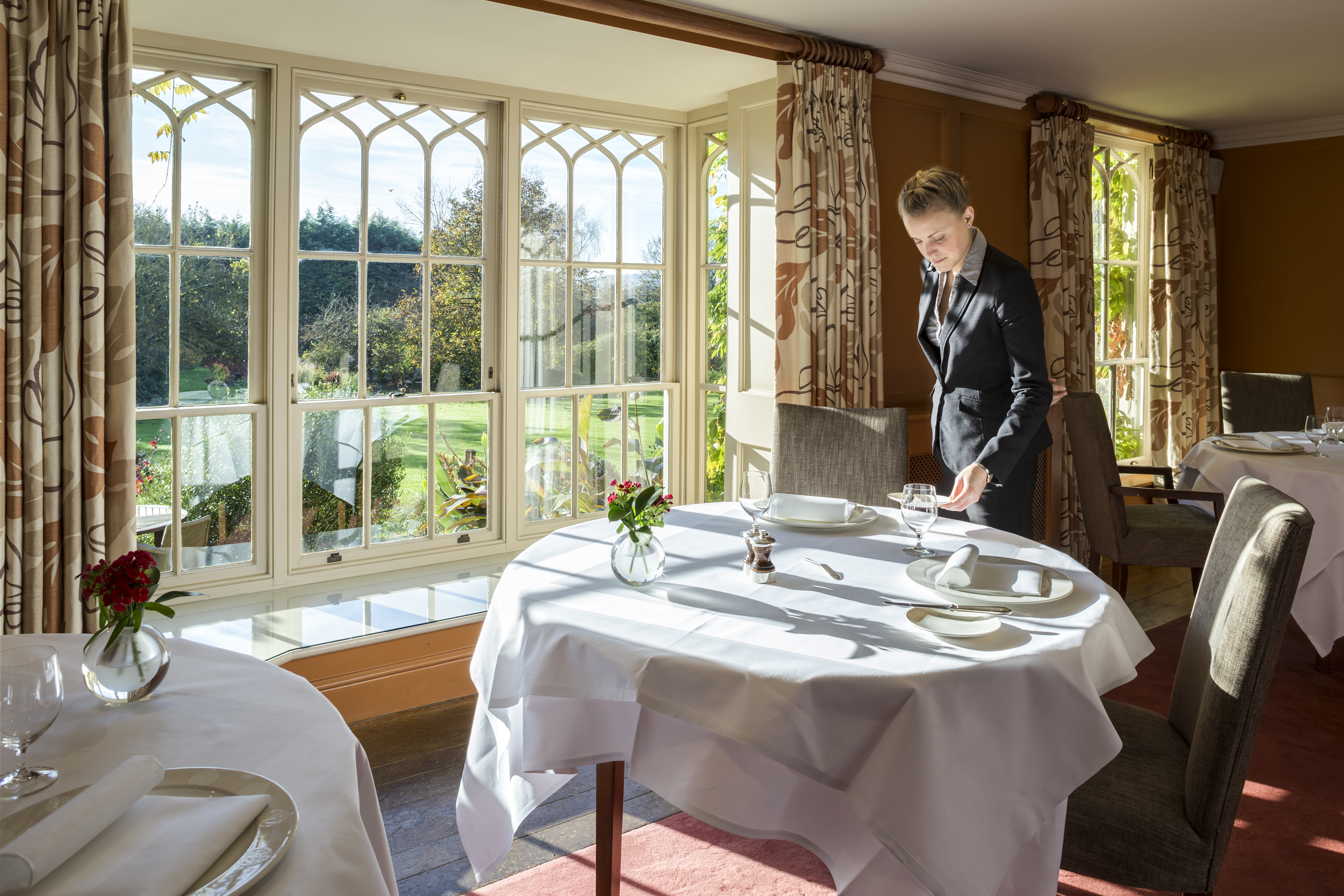 The restaurant at The Bath Priory