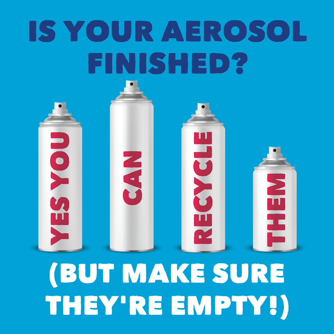 Open a large version of this image An aerosol can