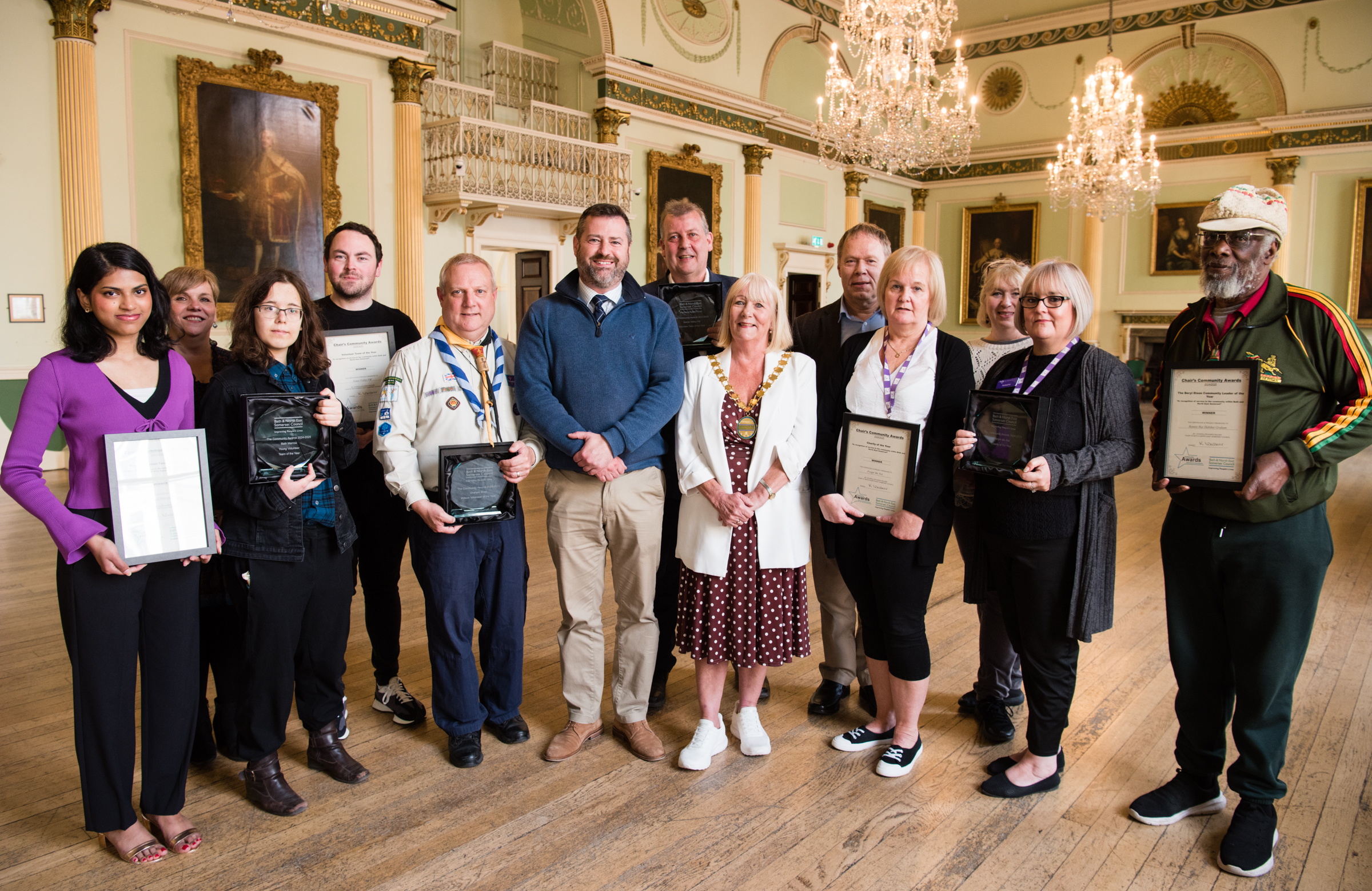 Open a large version of this image Community Award winners