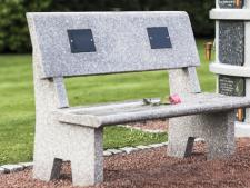 Backed granite bench product photo